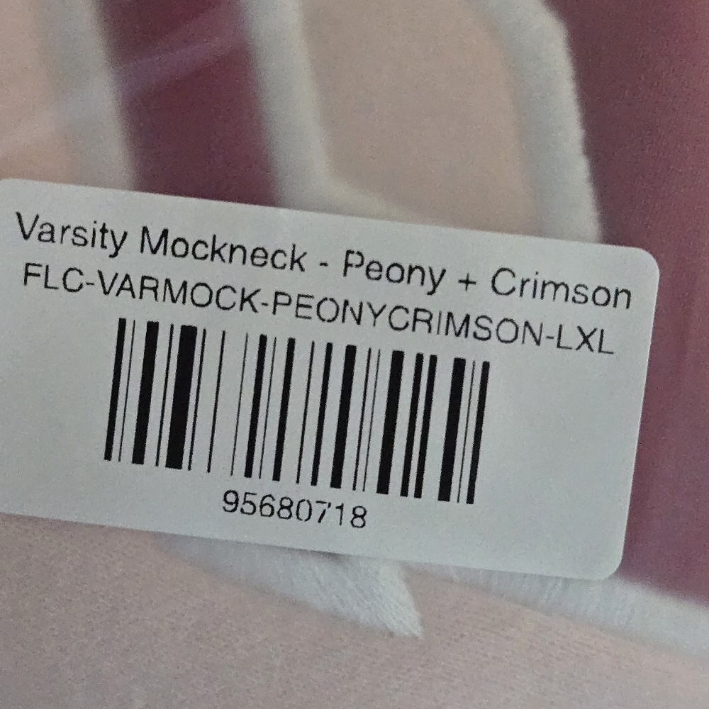PARKE Women's Peony/Crimson Crew Neck Sweater - Picture 6 of 13